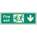Inclusive Disabled Fire Exit Design - Arrow Down
