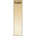 Push - Deluxe Engraved Door Plate