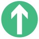Arrow - Green - Floor Graphic (Circle)