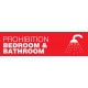 Prohibition Bedroom/Bathroom Notices