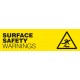 Surface Safety Warning Signs