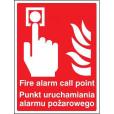 Fire Alarm Call Point (English / Polish)