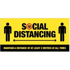 Social Distancing - Biohazard Pictogram