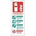 P50 Foam Spray Fire Extinguisher Identification