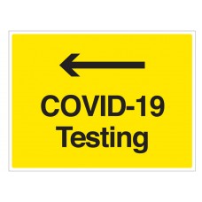 COVID-19 Testing (Arrow Left)
