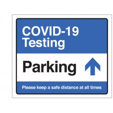 COVID-19 Testing - Parking (Arrow Up)
