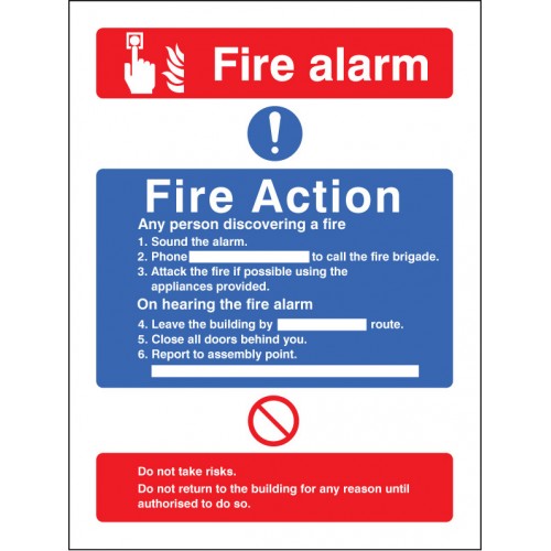 Fire Action / Call Point without Lift