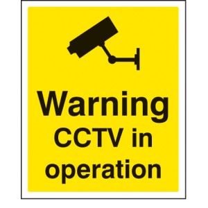 Warning - CCTV in Operation