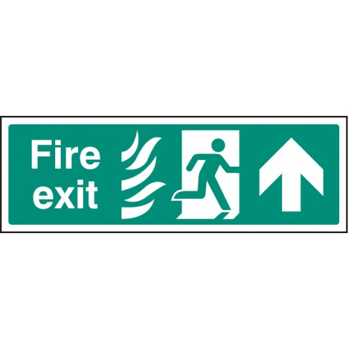 HTM Fire Exit - Arrow Up / Straight On