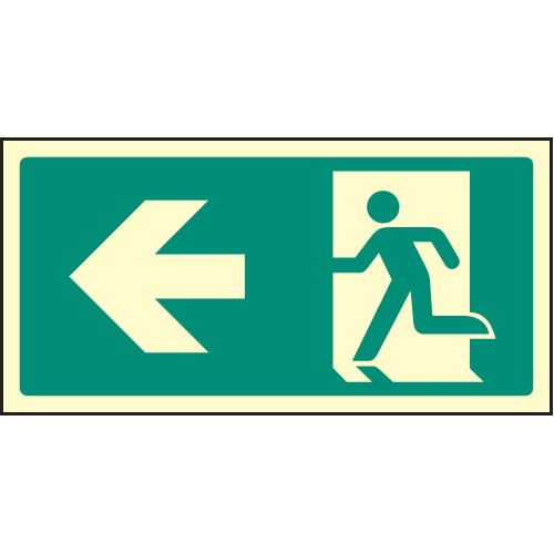Intermediate Fire Exit Marker - Arrow Left