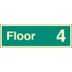 Floor 4 - Floor Level Dwelling ID Signs