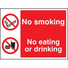No Smoking - No Eating - No Drinking