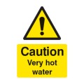 Caution - Very Hot Water