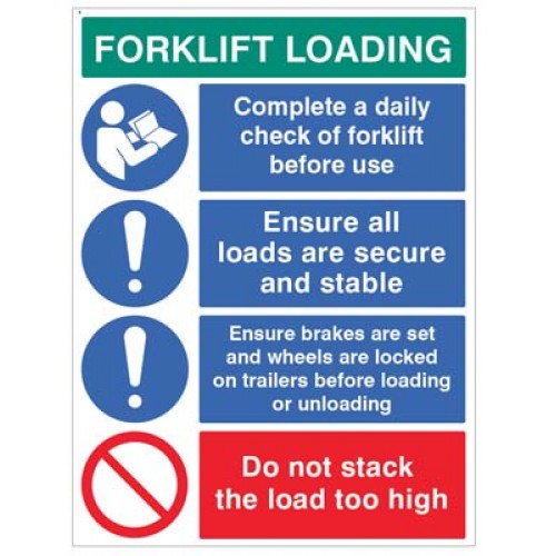 Forklift Loading Daily Checks - Secure Loads
