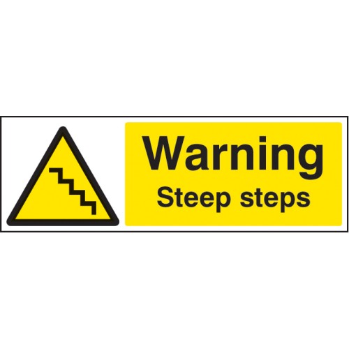 Warning - Steep Steps