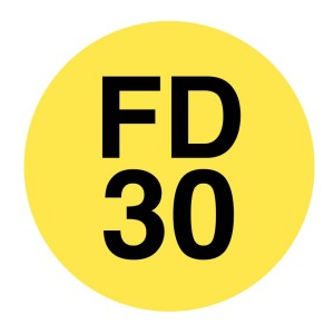 FD30 - Fire Door ID Tag