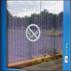 No Smoking Symbol - Frosted Vinyl