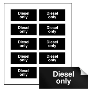Diesel Only - Labels