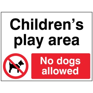 Childrens Play Area No Dogs Allowed