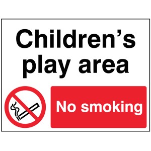 Childrens Play Area No Smoking