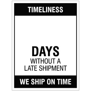 Timeliness - Wipe Clean Board 