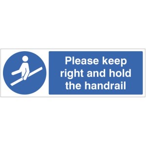 Please Keep Right and Hold the Handrail