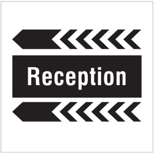 Reception - Arrow Left - Add a Logo - Site Saver