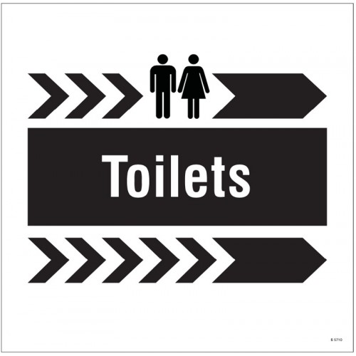 Toilets - Arrow Right - Add a Logo - Site Saver