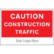 Caution - Construction Traffic - Site Saver Sign