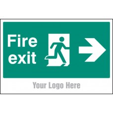 Fire Exit - Arrow Right - Site Saver