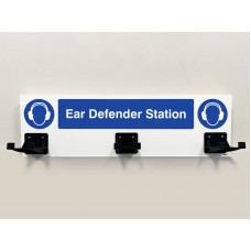 Ear Defender PPE Station - 3 Hooks