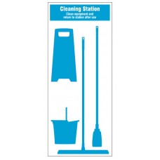 Cleaning Station Shadow Board - 4 piece