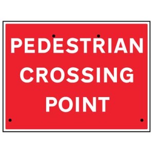 Re-Flex Sign - Pedestrian Crossing Point