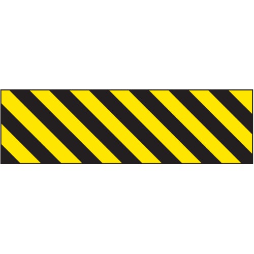 Hazard Marker (Right Hand) - Reflective Aluminium