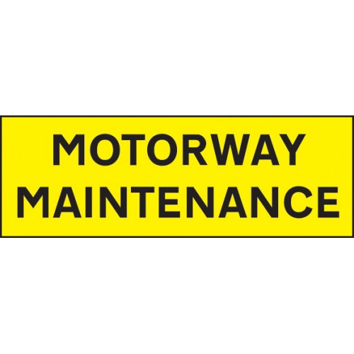 Motorway Maintenance - Reflective Magnetic