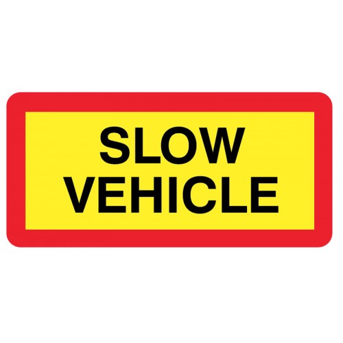 Slow Vehicle Panel - Short Length
