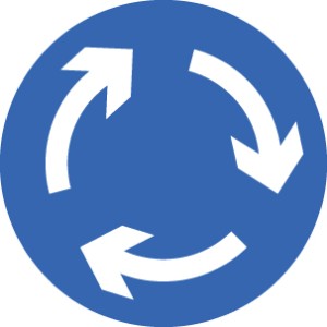 Roundabout Symbol - RA1 and R2