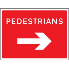 Pedestrians Arrow Right - Class RA1 