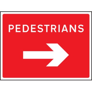 Pedestrians - Arrow Right - Class RA1 