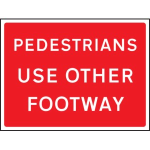 Pedestrians Use Other Footway - Class RA1