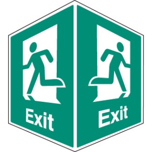 Exit - Projecting Sign