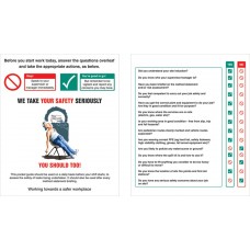 Pocket Guide Site Safety Induction (Pack of 10) 75 x 90mm