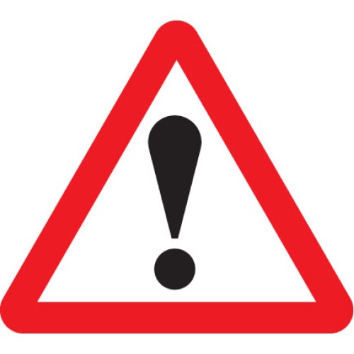 ! - Road Traffic - Exclamation Symbol - Class RA1 - Temporary