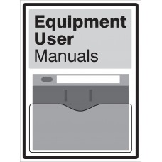 Equipment User Manuals - Document Holder