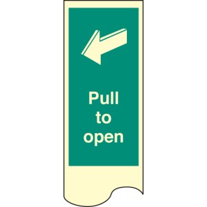 Door Plate - Pull to Open