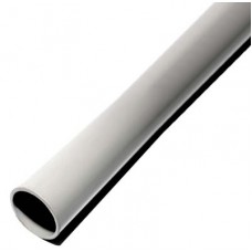 2.5m x 50mm Grey Galvanised Steel Pole