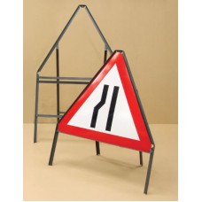 Sign Frame - 750mm Triangle with Supp Plate - 450mm Legs