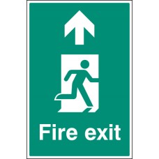 Fire Exit - Up / Straight On - Floor Graphic