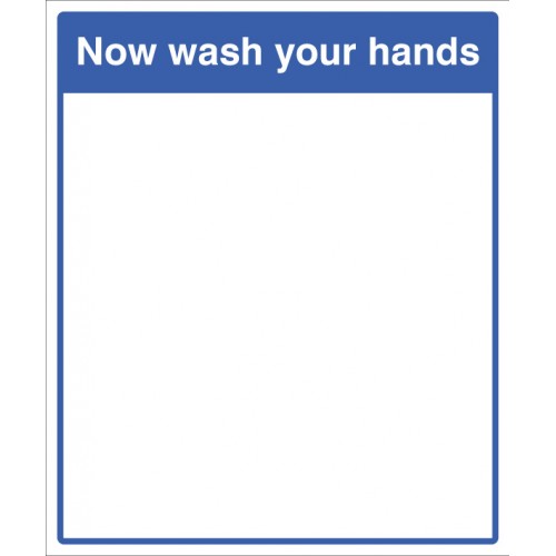 Mirror Message - Now Wash Your Hands