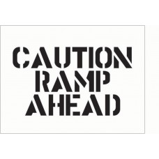 Stencil Kit - Caution - Ramp Ahead